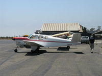 N8538A @ SZP - 1949 Beech A35 BONANZA, Continental E-185-1 185 Hp for 1 minute for takeoff, 165 Hp continuous - by Doug Robertson