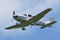 N88WZ @ EEN - Short final for runway 02, Dillant-Hopkins Airport, Keene, NH - by Ron Yantiss