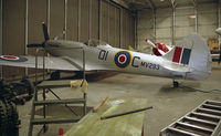 G-SPIT @ EGSU - Supermarine Spitfire FR14E at The Imperial War Museum Duxford in 1994. - by Malcolm Clarke
