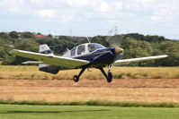 G-AXNS @ X5FB - Beagle B-121 Pup Series 2, Fishburn Airfield, August 2009. - by Malcolm Clarke