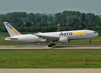 D-AALH @ EDDP - Touch Down on Runway 08L at Leipzig.