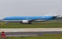 PH-BTG @ EGSH - Being towed to the storage area.