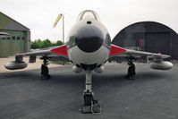 N-268 @ EGYK - Hawker Hunter FGA.78 at The Yorkshire Air Museum Elvington, June 1997. - by Malcolm Clarke
