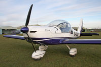 G-UZUP @ X5FB - Aerotechnik EV-97 Eurostar, Fishburn Airfield, January 2012. - by Malcolm Clarke