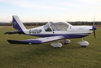 G-UZUP @ X5FB - Aerotechnik EV-97 Eurostar, Fishburn Airfield, January 2012. - by Malcolm Clarke