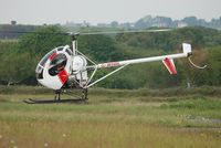 G-WHRL @ EGFH - Visiting Schweizer 300 whirlybird. - by Roger Winser