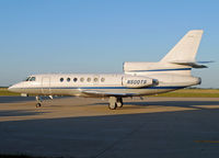 N500TS @ KDEC - NASCAR driver Tony Stewart's jet parked at Decatur, Illinois (KDEC) while he is racing at Macon Speedway in June 2012. - by Doug Wolfe