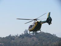 N819CE @ POC - Heading out westbound - by Helicopterfriend