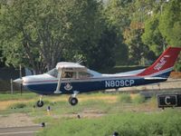 N809CP @ POC - Rolling out after touchdown on 26R - by Helicopterfriend