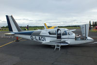 G-LADI @ EGSX - after being withdrawn from use, this Twin Comanche was converted into a caravan. Its now known as The Aerocamper - by Chris Hall