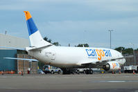 LZ-CGO @ EGGW - Cargoair - by Chris Hall