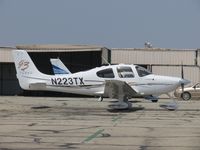 N223TX @ CNO - Parked south of the paint shop - by Helicopterfriend