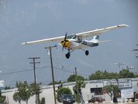 N419CA @ CCB - On final passing over the fence - by Helicopterfriend