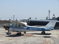 N2057Y @ CCB - Cowling off indicating possible engine work in progress - by Helicopterfriend