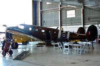 N70GA @ ADS - CAF Beech 18 in the Cavanaugh Flight Museum Hanger at Addison Airport