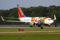 N945WN @ ORF - Southwest Airlines Florida ONE N945WN (FLT SWA872) starting takeoff roll on RWY 23 en route to Chicago Midway Airport (KMDW).