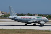 EI-DSA @ LMML - A320 EI-DSA in special Alitalia livery. - by raymond
