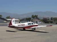 N4786H @ SZP - 1979 Mooney M20J 201, Lycoming IO-360-A&C 200 Hp, stunning refinish! taxi to hangar - by Doug Robertson