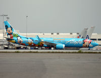N318AS @ KLAX - Spirit of Disneyland II