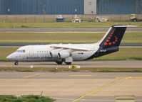 OO-DJP @ EBBR - Taxi to his gate on Brussel Airport - by Willem Göebel