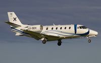 LX-SEH @ ELLX - on final RW24 - by Friedrich Becker