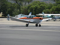 N3040G @ SZP - 1961 Forney F-1A AIRCOUPE, Continental O-200-A 100 Hp upgrade, this aircraft owned/flown by same pilot 50+ years! Landing roll Rwy 22 - by Doug Robertson