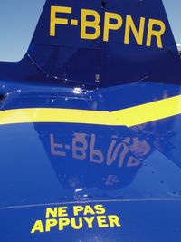 F-BPNR @ LFCS - only blue.... - by Jean Goubet-FRENCHSKY