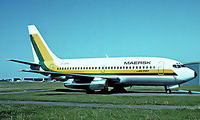 OY-APR @ EKCH - Boeing 737-2L9 [22407] (Maersk Air) Kastrup~OY 07/06/1982. Taken from a slide. - by Ray Barber