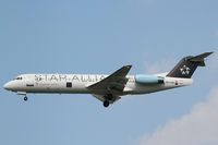 OE-LVG @ LOWW - Austrian Arrows Fokker 100 now with 15 years sticker - by Thomas Ranner