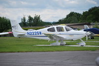 N222SW @ EGTF - Cirrus Design SR22 at Fairoaks. - by moxy