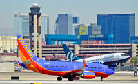 N739GB @ KLAS - N739GB Southwest Airlines 1998 Boeing 737-7H4 C/N 29275

N318AT AirTran Airways 2007 Boeing 737-7BD C/N 33931

- Las Vegas - McCarran International (LAS / KLAS)
USA - Nevada, June 14, 2012
Photo: Tomás Del Coro - by Tomás Del Coro