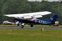 G-AZXC @ EGBP - Seen departing. - by Ray Barber
