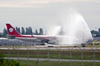 B-6517 @ YVR - YVR welcomes Sichuan Airlines inaugural flight to Vancouver, June 22,2012