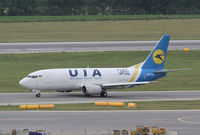 UR-FAA @ LOWW - Ukraine International Cargo Boeing 737