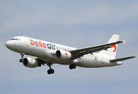 EI-LIS @ LOWW - Belle Air Europe Airbus A320