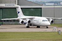 OY-RCA @ CYSU - Atlantic Airways Bae146 - by Andy Graf-VAP