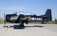 N141BS @ KPNC - North American T-28A - by Mark Pasqualino