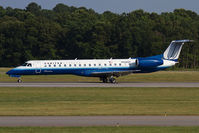 N14920 @ ORF - United Express (ExpressJet Airlines) N14920 (FLT ASQ4231) from Newark Liberty Int'l (KEWR) rolling out on RWY 5 after landing,