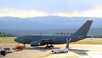 10 25 @ CYXY - On the ramp at Whitehorse, Yukon overnight, en route to a NATO exercise in Alaska. - by Murray Lundberg