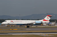OE-LVC @ LOWW - Austrian Arrows Fokker 100 - by Thomas Ranner