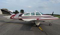 N7073N @ KAXN - Beech V35A Bonanza on the line. - by Kreg Anderson