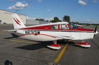 N6313W @ KAXN - Piper PA-28-140 Cherokee on the line. - by Kreg Anderson