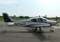 N113JV @ KAXN - Cirrus SR22T at the fuel pump. - by Kreg Anderson