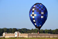 N377LX - The balloon in flight in Maumelle, Arkansas as part of the 2012 Great War Memorial Balloon Race. - by Michael Cossey