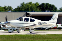 N435SR @ KOSH - Cirrus Design SR-22GTS [2022] Oshkosh~N 30/07/2008. Taxiing in having just landed. - by Ray Barber