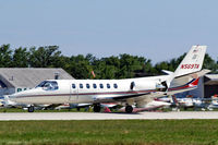 N569TA @ KOSH - Cessna Citation V [560-0006] Oshkosh~N 30/07/2008. Just landed and off to the FBO according to the note in the cockpit window. - by Ray Barber