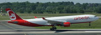 D-AERK @ EDDL - Air Berlin, is just touching down at Düsseldorf Int´l (EDDL) - by A. Gendorf