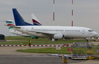 JY-JAD @ EGSH - Being towed to the Air Livery hangar for spray.