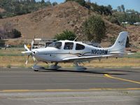 N903RM @ POC - Taxiing on taxiway November towards 26R - by Helicopterfriend