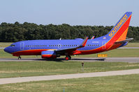 N797MX @ ORF - Southwest Airlines N797MX (FLT SWA451) taxiing to RWY 23 for departure to Jacksonville Int'l (KJAX).